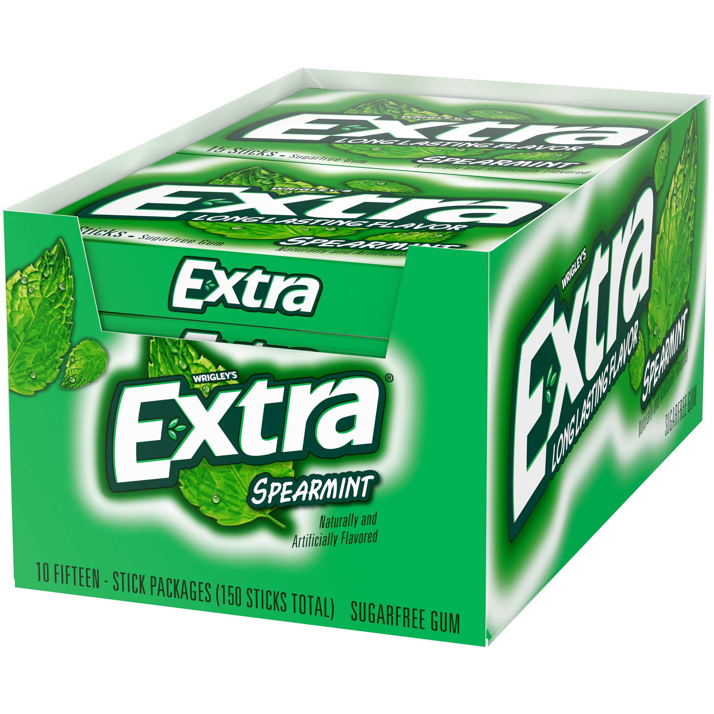 Wrigley Extra 15 Stick Spearmint 10ct